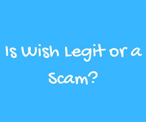 what is a wish scam